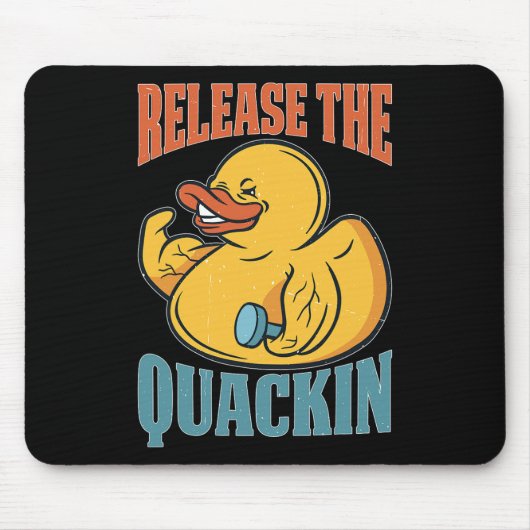 Release der Quackin Gym-Bodybuilding Mousepad (Vorne)