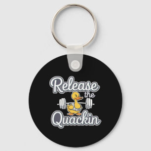 Release der Quackin Gym Bodybuilding — Schlüsselanhänger