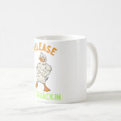 Release des Quackin Duck Gym Bodybuilders Kaffeetasse (VorderseiteRechts)