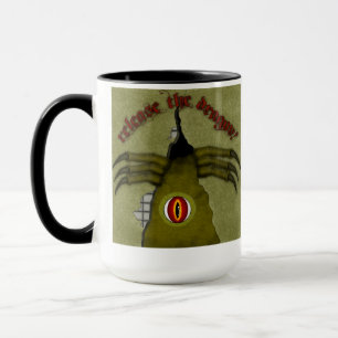 Release The Dragon! Digitale Kunst Tasse