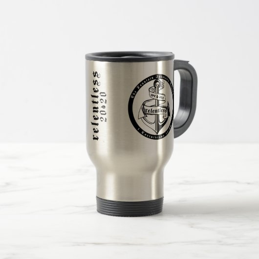 RELENTLESS 2020 15oz Travel Mug Reisebecher (VorderseiteRechts)