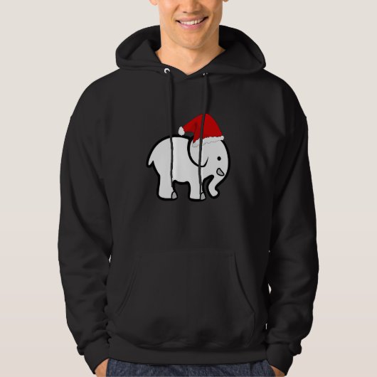 Relentless Designs Christmas White Elephant  Excha Hoodie (Vorderseite)