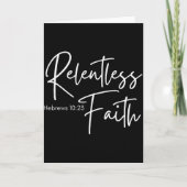 Relentless Faith Hebrews 10-23 Women's Bible Scrip Karte (Vorderseite)
