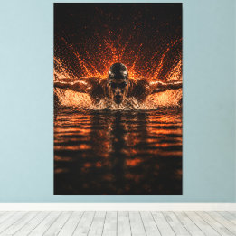 Relentless Flow – Butterfly Power Canvas Print Leinwanddruck