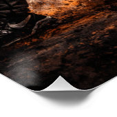 Relentless Impact – Baseball Power Swing Poster (Ecke)