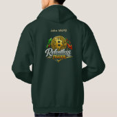 Relentless Trader Bitcoin Hoodie | Custom Name (Rückseite)