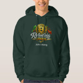 Relentless Trader Bitcoin Hoodie | Custom Name (Vorderseite)