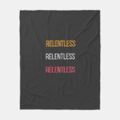 RelentlessT-Shirt Fleecedecke (Vorderseite)