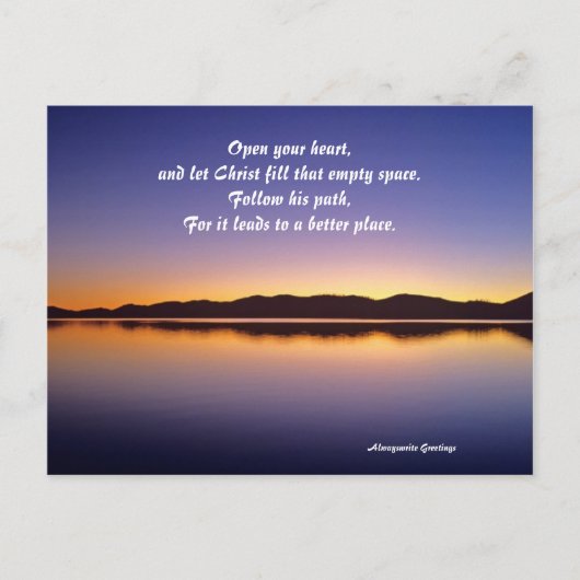 Relgiöse Postkarten (Vorderseite)