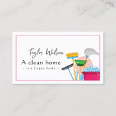 Reliable Cleaning Visitenkarte (Vorderseite)