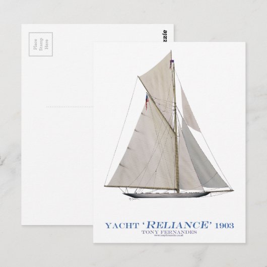 Reliance 1903 postkarte (Vorne/Hinten)