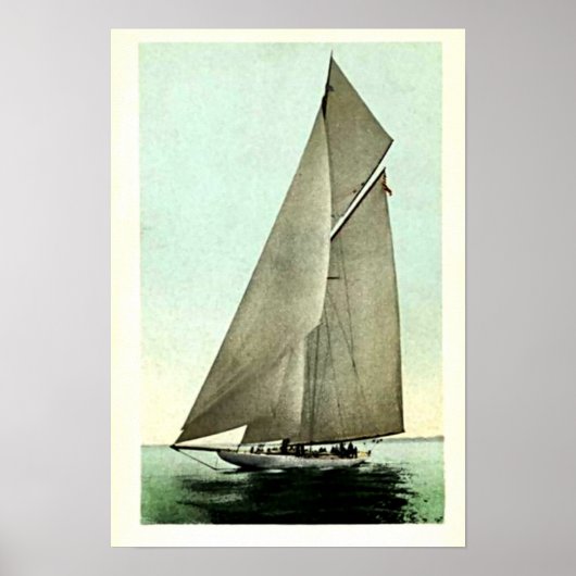 Reliance Yacht 1903 America's Cup Gewinner Poster (Vorne)