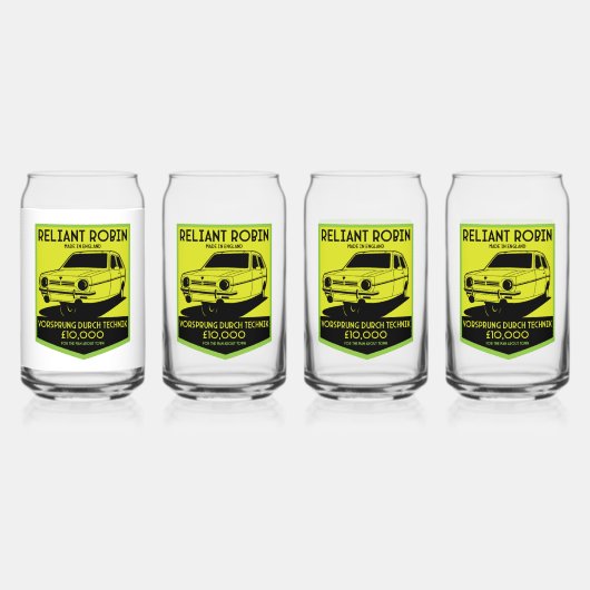 Reliant Robin Besitzerclub Dosenglas (Vorderseite)