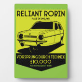 Reliant Robin Besitzerclub Fotoplatte (Vorderseite)