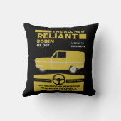 Reliant Robin Car Kissen (Rückseite)