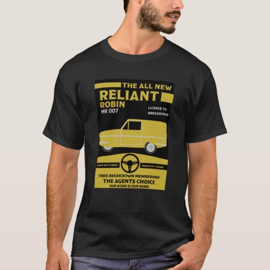 Reliant Robin Car T-Shirt (Vorderseite)