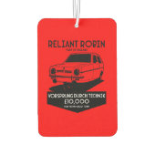 Reliant Robin Three Wheel Car Autolufterfrischer (Rückseite)