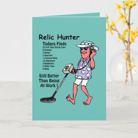 Relic Hunter Karte (Gelbe Blume)