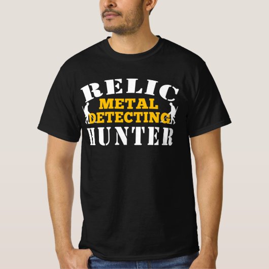 Relic Metal Detection Hunter - Funny Treasure Hunt T-Shirt (Vorderseite)