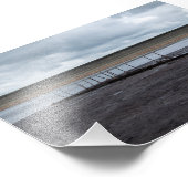 Relic of the Deep: Sunken Boat at Warland Dam Fotodruck (Ecke)