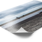 Relic of the Deep: Sunken Boat at Warland Dam Fotodruck (Ecke)