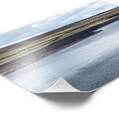 Relic of the Deep: Sunken Boat at Warland Dam Fotodruck (Ecke)