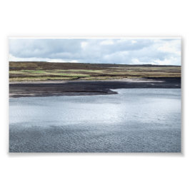 Relic of the Deep: Sunken Boat at Warland Dam Fotodruck
