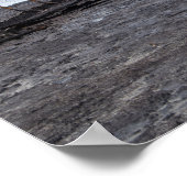 Relic of the Deep: Sunken Boat at Warland Dam Poster (Ecke)