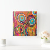 Relics Wall Clock Quadratische Wanduhr (Zuhause)