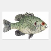 Relieb Sunfish Rechteckiger Aufkleber (Vorderseite)