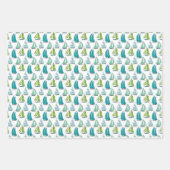 Relief boats On The Water Pattern Geschenkpapier Set (Vorderseite 3)