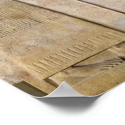 Relief depicting Sargon II and a vizier Poster (Ecke)