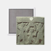 Relief, die Gilgamesh zwischen zwei Magnet (Vorderseite/Rückseite)