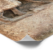 Relief für Epona, gaulische Göttin Poster (Ecke)