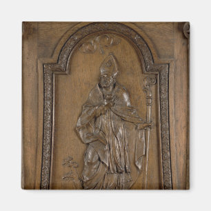 Relief mit dem St. Medard-Bischof Magnet