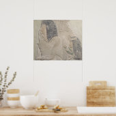 Relief mit Imenmes und Dejat Poster (Küche)