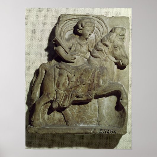Relief of Epona, Gaulish goddess Poster (Vorne)