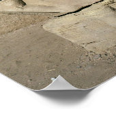 Relief of the Egyptian household god, Bes Poster (Ecke)