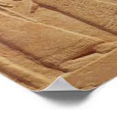 Relief zur Darstellung von König Shalmaneser III Poster (Ecke)