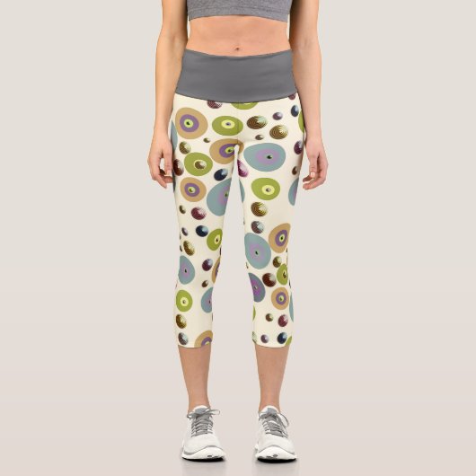 Reliefkreisel Capri Leggings (Vorderseite)