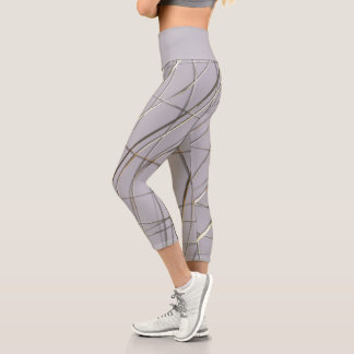 Relieflinien Capri Leggings