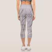 Relieflinien Capri Leggings (Rückseite)
