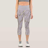 Relieflinien Capri Leggings (Vorderseite)