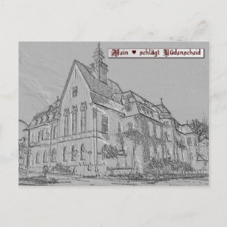 Reliefpostkarte von Lüdenscheid "Altes Amtshaus" Postkarte
