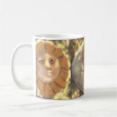 Reliefs-Artwork-Design von Sonne und Mond Kaffeetasse (Links)