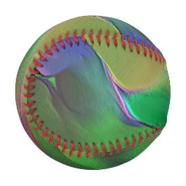 Reliefs mit einer Vorherrschaft aus Gelb und Grün Baseball