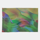 Reliefs mit einer Vorherrschaft aus Grün und Gelb Geschirrtuch (Horizontal)