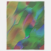 Reliefs mit Vorherrschaft von grün und matt gelb Fleecedecke (Vorderseite)