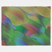 Reliefs mit Vorherrschaft von grün und matt gelb Fleecedecke (Vorderseite (Horizontal))