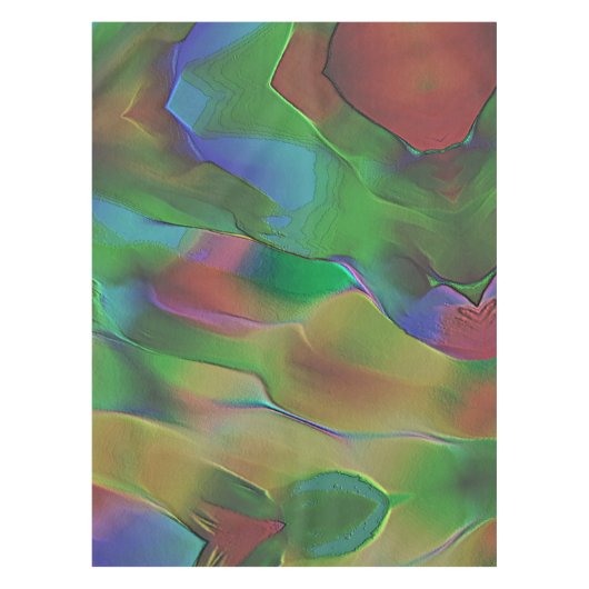 Reliefs mit Vorherrschaft von grün und matt gelb Tischdecke (Vorderseite)